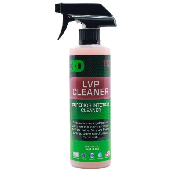 Очиститель кожи винила и пластика 3D LVP Cleaner 112OZ16 0.47 л 020508