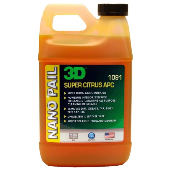 Универсальный очиститель салона 3D Super Citrus APC 1091OZ64 1.89 л 020495
