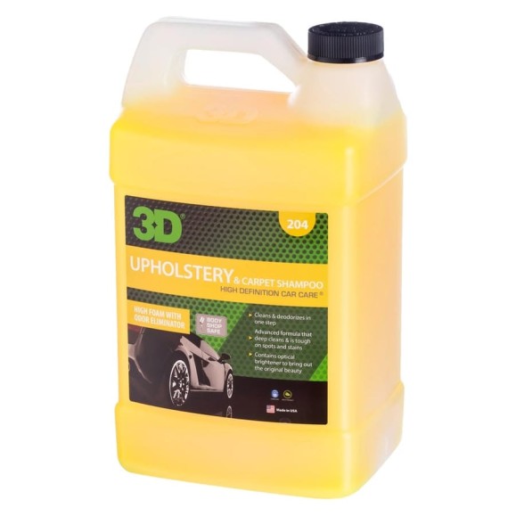 Очиститель ткани 3D Upholstery & Carpet Shampoo 204G01 3.78 л 020525
