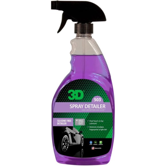 Очиститель ЛКП 3D Spray Detailer 503OZ24 без силикона, 0.71 л 020566 Очиститель ЛКП 3D Spray Detailer 503OZ24 без силикона, 0.71 л 020566