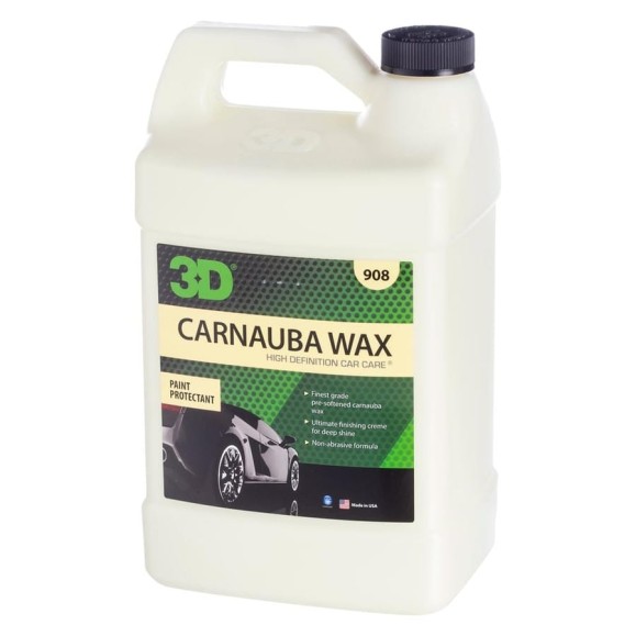 Жидкий воск 3D Carnauba Wax 908G01 3.78 л 020623 Жидкий воск 3D Carnauba Wax 908G01 3.78 л 020623