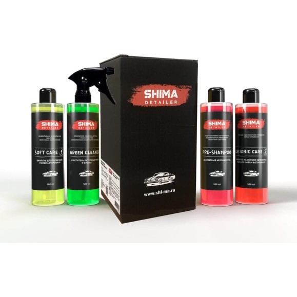 Набор для деликатной мойки автомобиля SHIMA DETAILER DELICATE CARWASH SET 4603740920261