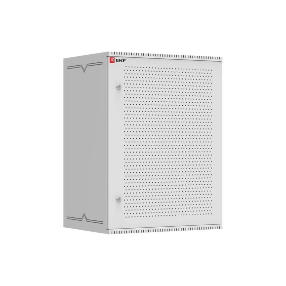 Телекоммуникационный настенный шкаф EKF 15U 600х550 перфорированный, Astra серия PROxima ITB15P550