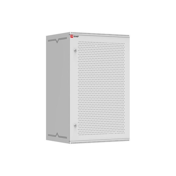 Телекоммуникационный настенный шкаф EKF 18U 600х550 перфорированный, Astra серия, PROxima ITB18P550