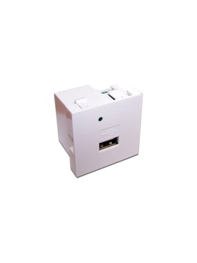 Модуль LANMASTER USB-зарядки, 1 порт, 45x45, белый LAN-EZ45x45-1U/R2-WH Модуль LANMASTER USB-зарядки, 1 порт, 45x45, белый LAN-EZ45x45-1U/R2-WH