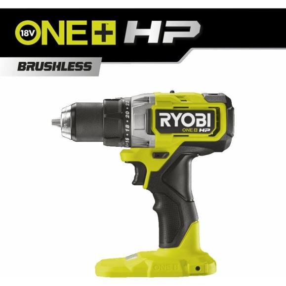 Бесщеточная аккумуляторная дрель-шуруповерт Ryobi ONE+ HP RDD18X-0 5133004985 Бесщеточная аккумуляторная дрель-шуруповерт Ryobi ONE+ HP RDD18X-0 5133004985