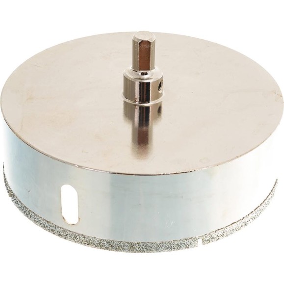 Коронка алмазная по керамике и кафелю с центрирующим сверлом TRIO-DIAMOND 130 мм 400130 Коронка алмазная по керамике и кафелю с центрирующим сверлом TRIO-DIAMOND 130 мм 400130