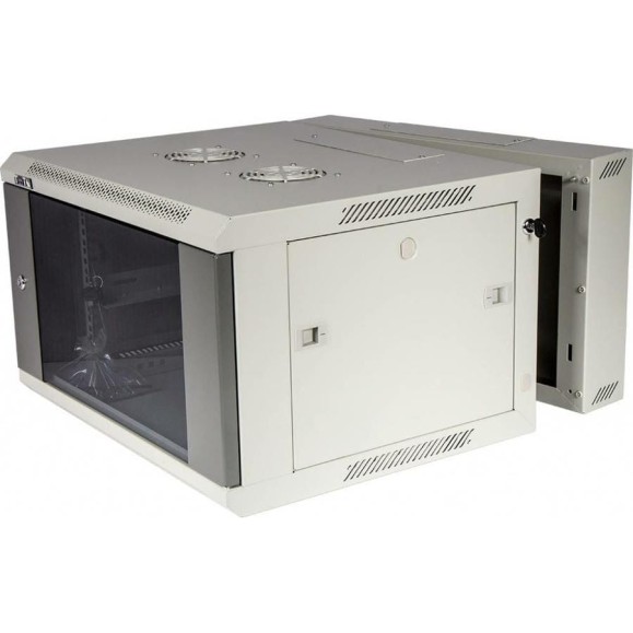 Настенный шкаф TWT 3-секционный, 18U 600x600, стеклянная дверь, I CBW3G-18U-6x6-GY