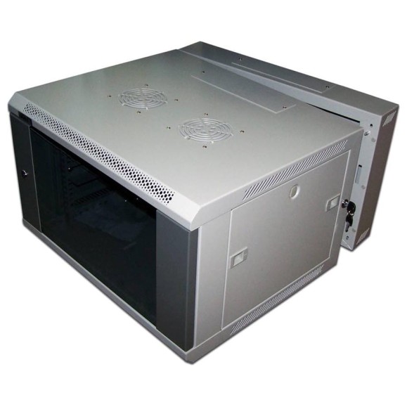 Настенный шкаф TWT 3-секционный, 22U 600x600, металлическая дверь, I CBW3-22U-6x6-M