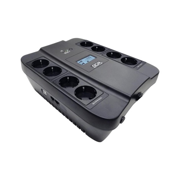 Источник бесперебойного питания Powercom SPIDER, интерактивная, 1100 ВА/600 Вт, Tower SPD-1100U LCD