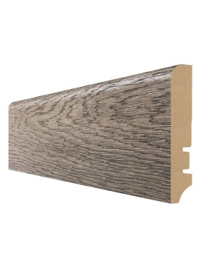 Плинтус Aktuell Design (16x81x2400 мм; МДФ; Дуб сухой серый) Hannahholz AD 81402.23