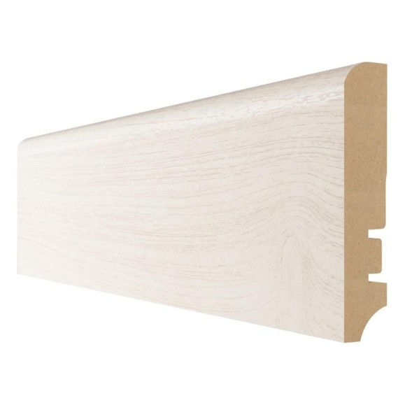 Плинтус Aktuell Design (16x81x2400 мм; МДФ; Тик сухой белый) Hannahholz AD 81402.29 Плинтус Aktuell Design (16x81x2400 мм; МДФ; Тик сухой белый) Hannahholz AD 81402.29