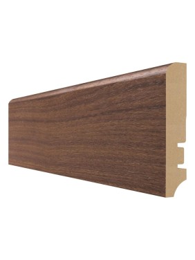 Плинтус Aktuell Design (16x81x2400 мм; МДФ; Орех) Hannahholz AD 81402.03