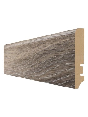 Плинтус Aktuell Design (16x81x2400 мм; МДФ; Дуб серый) Hannahholz AD 81402.24
