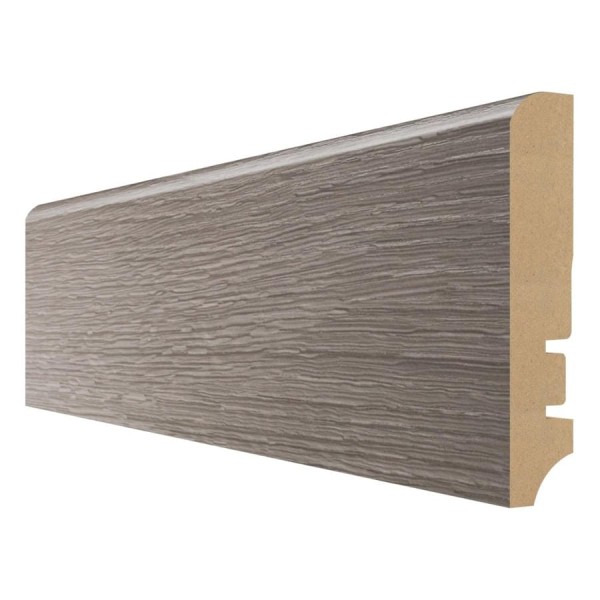 Плинтус Aktuell Design (16x81x2400 мм; МДФ; Дуб европейский серый) Hannahholz AD 81402.08