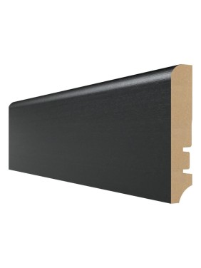 Плинтус Aktuell Design (16x81x2400 мм; МДФ; Черная структура) Hannahholz AD 81402.01 Плинтус Aktuell Design (16x81x2400 мм; МДФ; Черная структура) Hannahholz AD 81402.01