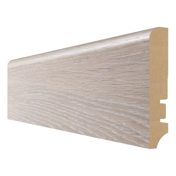 Плинтус Aktuell Design (16x81x2400 мм; МДФ; Дуб серый светлый) Hannahholz AD 81402.25 Плинтус Aktuell Design (16x81x2400 мм; МДФ; Дуб серый светлый) Hannahholz AD 81402.25