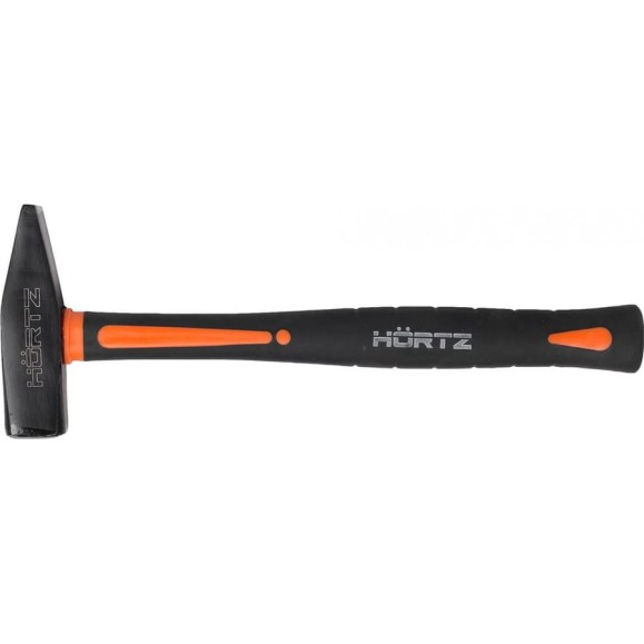 Слесарный молоток HORTZ 1.0 кг, квадратный боек, фибергласовая обрезиненная рукоятка 104352 Слесарный молоток HORTZ 1.0 кг, квадратный боек, фибергласовая обрезиненная рукоятка 104352