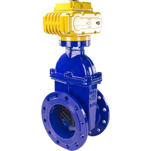 Клиновая задвижка DN.ru 30ч939р -200-16-GGG50-EPDM-F4-BLUE Ду200 Ру16 электропривод MT 380В D040-00799 Клиновая задвижка DN.ru 30ч939р -200-16-GGG50-EPDM-F4-BLUE Ду200 Ру16 электропривод MT 380В D040-00799