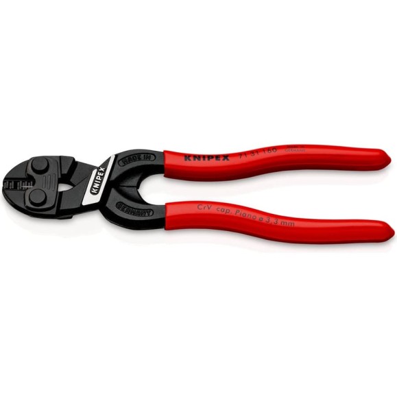 Болторез Knipex, CoBolt S, компактный, 160 мм, 1К ручки, KN-7131160SB Болторез Knipex, CoBolt S, компактный, 160 мм, 1К ручки, KN-7131160SB
