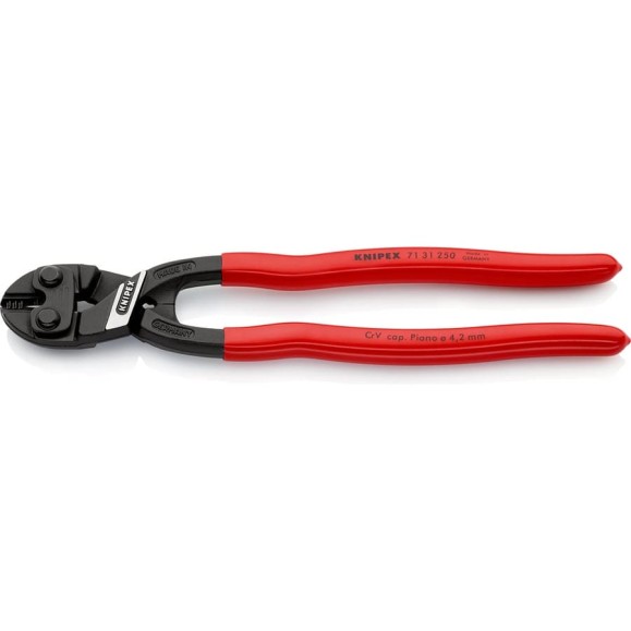 Болторез Knipex, CoBolt XL, компактный, 250 мм, черный, 1К ручки, KN-7131250SB Болторез Knipex, CoBolt XL, компактный, 250 мм, черный, 1К ручки, KN-7131250SB