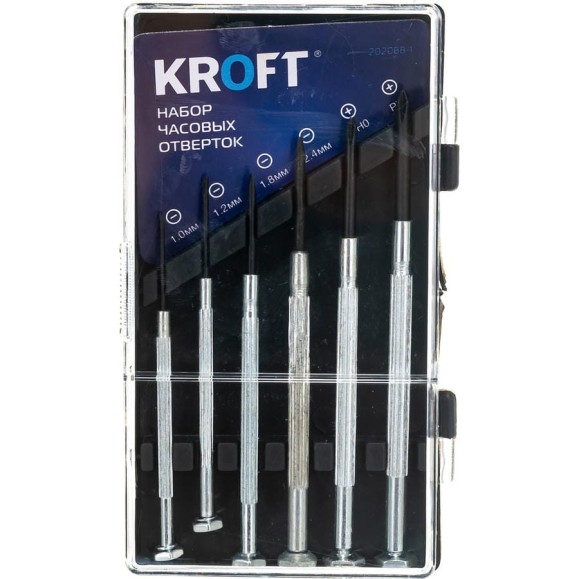 Набор часовых отверток KROFT 6 шт 202088-1 Набор часовых отверток KROFT 6 шт 202088-1