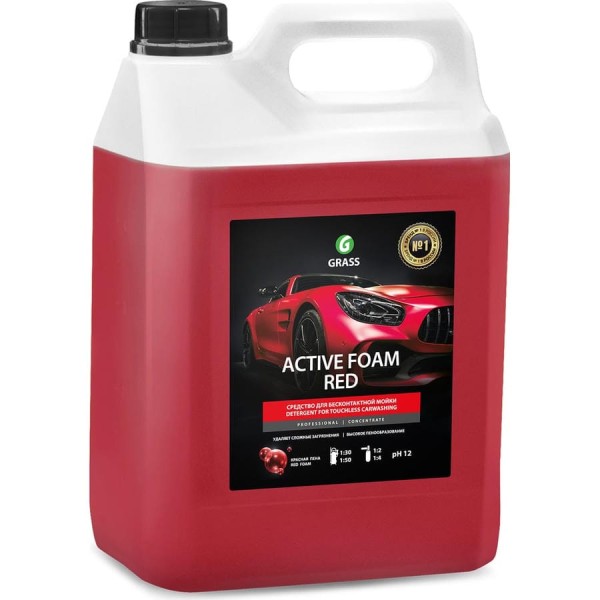 Автошампунь Active Foam Red 5.8 кг Grass 800002