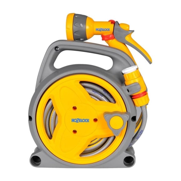 Катушка Hozelock Мини 2425 Plus со шлангом 7.5 мм, 10 м, коннекторами и пистолетом 24 253 600