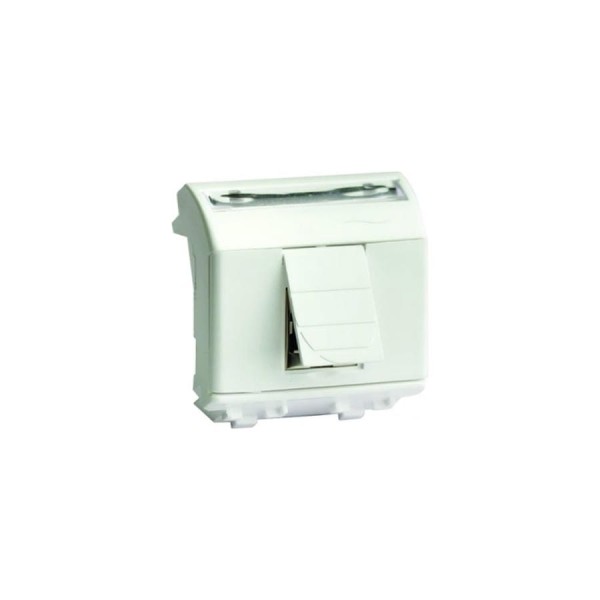Компьютерная розетка DKC RJ-45, кат.5Е , белая, 2мод 10шт 76642B