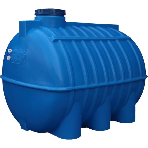 Овально-горизонтальная емкость AQUAPLAST 3000 л, синяя 4630017951963 Овально-горизонтальная емкость AQUAPLAST 3000 л, синяя 4630017951963