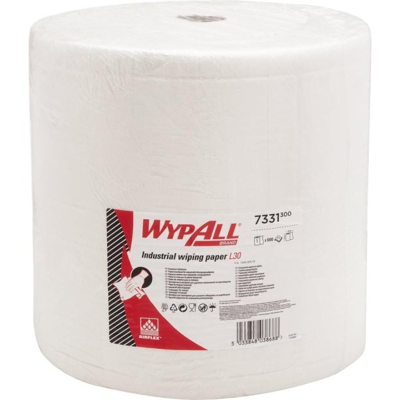 Протирочный материал для удаления загрязнений на производстве Kimberly-Clark WypAll L30 Jumbo Roll 7331 Протирочный материал для удаления загрязнений на производстве Kimberly-Clark WypAll L30 Jumbo Roll 7331