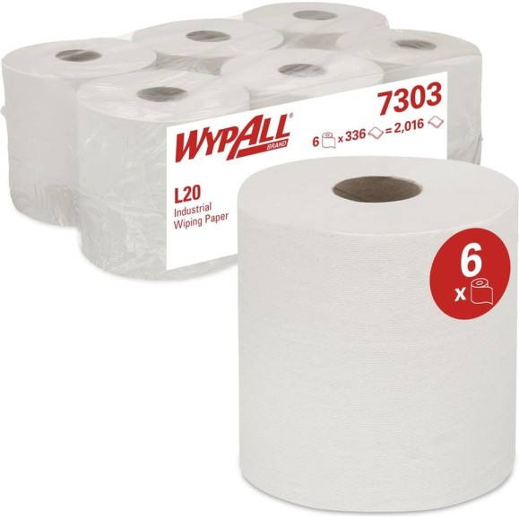 Протирочный материал для удаления загрязнений на производстве Kimberly-Clark WypAll L20 С 7303 Протирочный материал для удаления загрязнений на производстве Kimberly-Clark WypAll L20 С 7303