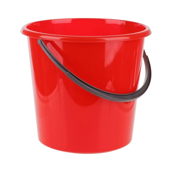 Пластиковое пищевое ведро OfficeClean мерная шкала, красное, 5 л 299877 Пластиковое пищевое ведро OfficeClean мерная шкала, красное, 5 л 299877