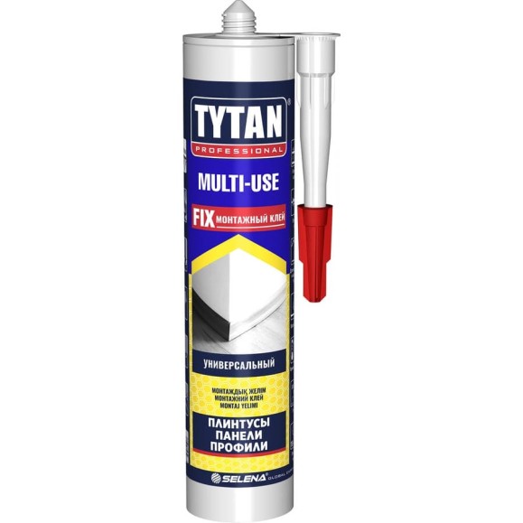 Монтажный клей Tytan PROFESSIONAL MULTI-USE каучуковый бежевый 310мл 96306 44014 Монтажный клей Tytan PROFESSIONAL MULTI-USE каучуковый бежевый 310мл 96306 44014