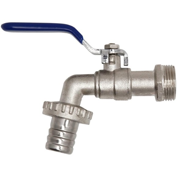 Кран шаровой водоразборный со штуцером MasterProf 3/4" ручка ДС.020048.ИМ