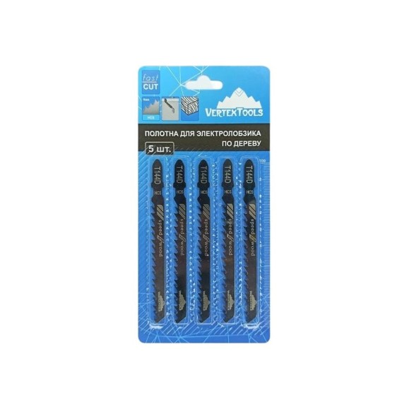 Полотно 5 шт для электролобзика vertextools T144D Полотно 5 шт для электролобзика vertextools T144D