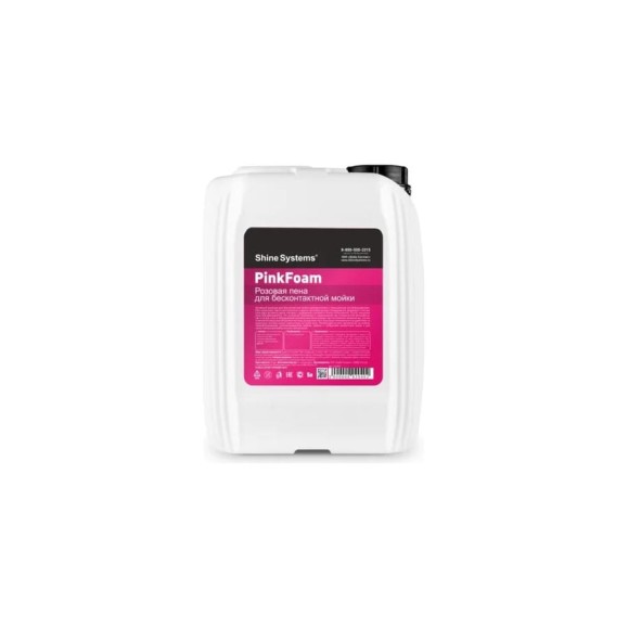 Шампунь активный для бесконтактной мойки PinkFoam 5 л Shine Systems SS775 Шампунь активный для бесконтактной мойки PinkFoam 5 л Shine Systems SS775