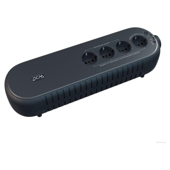 Источник бесперебойного питания Powercom WOW, OffLine, 850VA / 425W, Tower, Schuko, USB WOW-850U Источник бесперебойного питания Powercom WOW, OffLine, 850VA / 425W, Tower, Schuko, USB WOW-850U