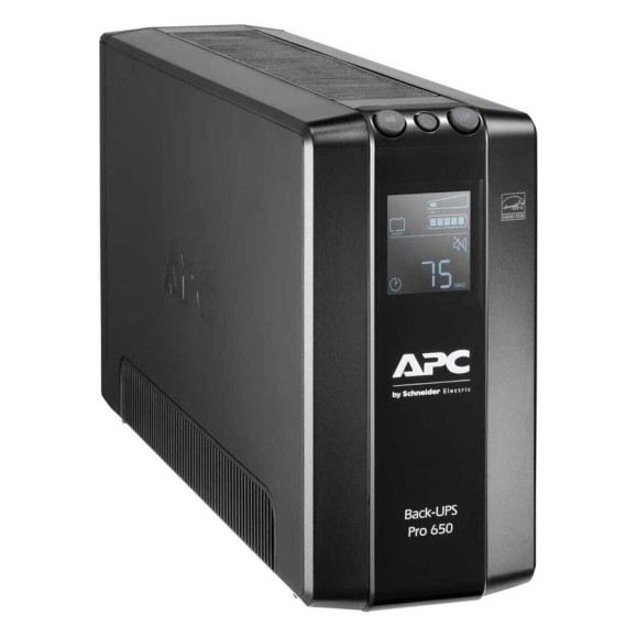 Источник бесперебойного питания APC Back-UPS Pro, Интерактивная, 650 ВА/390 Вт, Tower, IEC BR650MI Источник бесперебойного питания APC Back-UPS Pro, Интерактивная, 650 ВА/390 Вт, Tower, IEC BR650MI