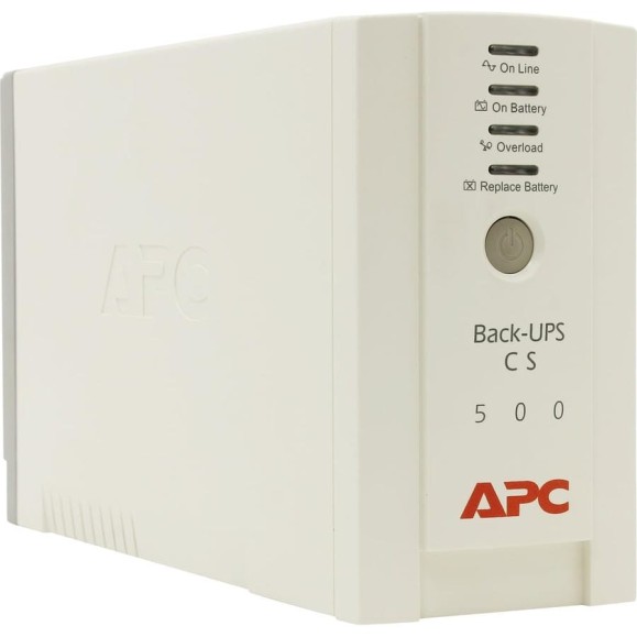 Источник бесперебойного питания APC Back-UPS CS, OffLine, 500VA / 300W, Tower, IEC, USB BK500EI Источник бесперебойного питания APC Back-UPS CS, OffLine, 500VA / 300W, Tower, IEC, USB BK500EI