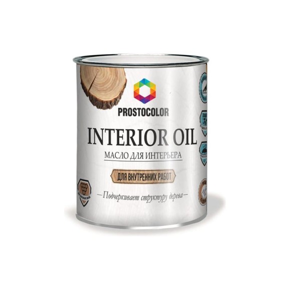 Масло для интерьера ПРОСТОКОЛОР ваниль, 2,2 л 83648 Масло для интерьера ПРОСТОКОЛОР ваниль, 2,2 л 83648
