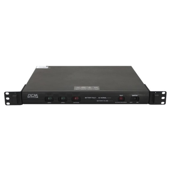 Источник бесперебойного питания Powercom King Pro RM, интерактивная, 600 ВА / 480 Вт, Rack, KIN-600AP-RM-1U Источник бесперебойного питания Powercom King Pro RM, интерактивная, 600 ВА / 480 Вт, Rack, KIN-600AP-RM-1U
