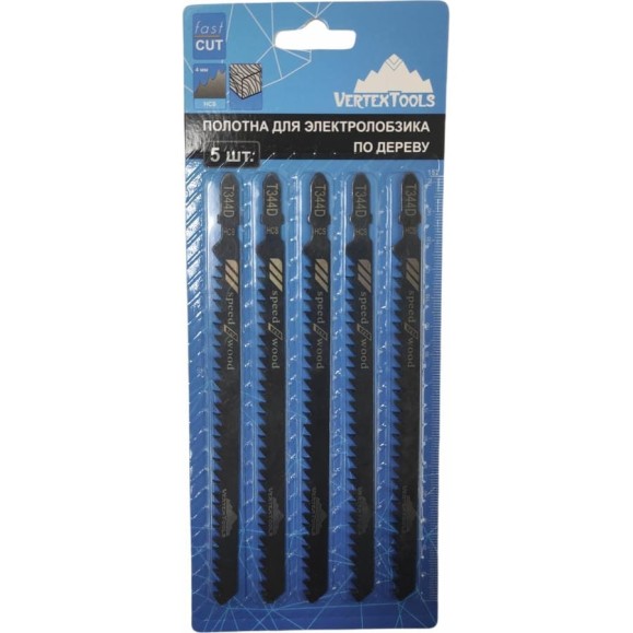 Полотно 5 шт для электролобзика vertextools T344D Полотно 5 шт для электролобзика vertextools T344D