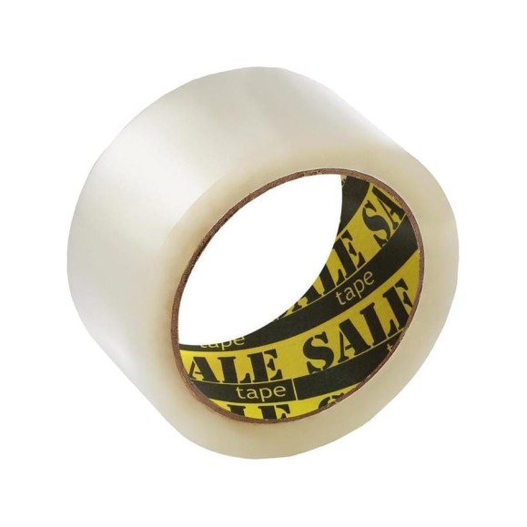 Упаковочная клейкая лента ООО Комус Sale Tape 48 мм x 50 м х 40 мкм, прозрачная, 72 шт./уп. 866920 Упаковочная клейкая лента ООО Комус Sale Tape 48 мм x 50 м х 40 мкм, прозрачная, 72 шт./уп. 866920