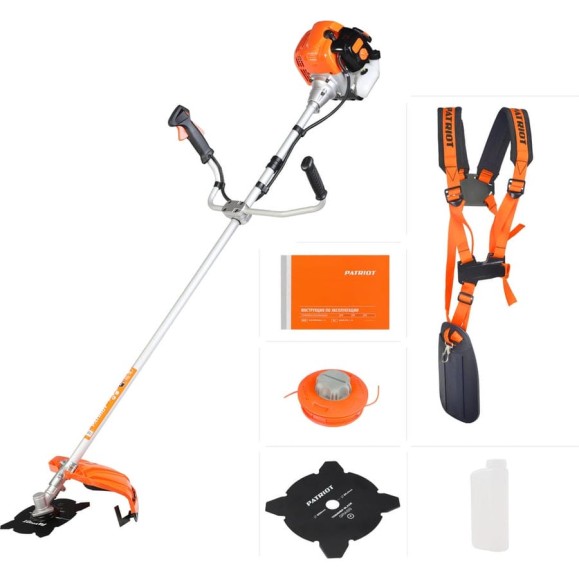 Бензиновый триммер PATRIOT 4555ES Country с неразборной штангой 250108045 Бензиновый триммер PATRIOT 4555ES Country с неразборной штангой 250108045