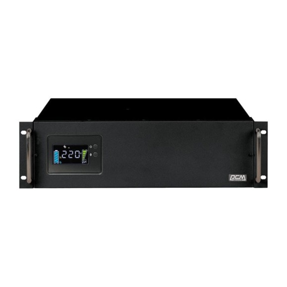 Источник бесперебойного питания Powercom King Pro RM, интерактивная, 3000 VA/2400 Вт, Rack, IEC, KIN-3000AP LCD Источник бесперебойного питания Powercom King Pro RM, интерактивная, 3000 VA/2400 Вт, Rack, IEC, KIN-3000AP LCD