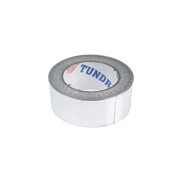 Клейкая алюминиевая лента TUNDRA 25 мкм, 48 мм х 40 м 4161628