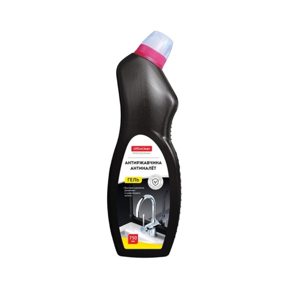 Чистящее средство OfficeClean Professional Антиржавчина гель, 750 мл 319528 Чистящее средство OfficeClean Professional Антиржавчина гель, 750 мл 319528