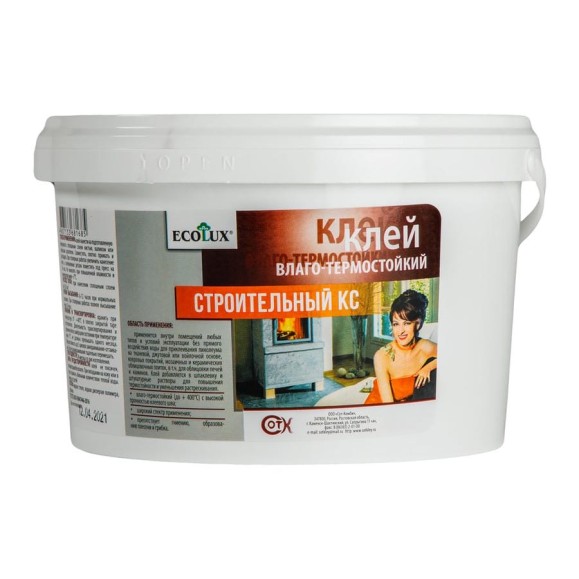 Строительный клей ECOLUX КС 1.5 кг 4607133681678 Строительный клей ECOLUX КС 1.5 кг 4607133681678