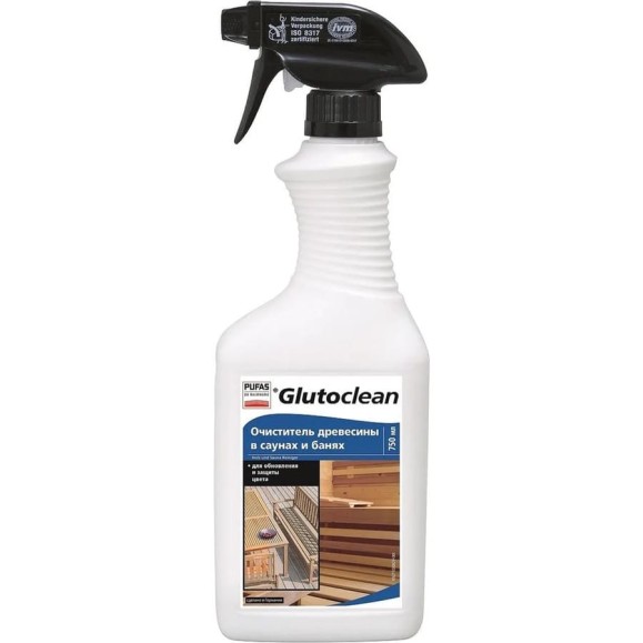 Очиститель дерева в саунах и банях Glutoclean 750 мл М 037103092